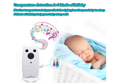 2,4&quot; control de la temperatura bidireccional de la visión nocturna de la charla del monitor video inalámbrico del bebé del color del LCD