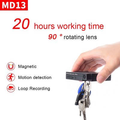 Detección de movimiento 1500mAh magnético Mini Body Camera