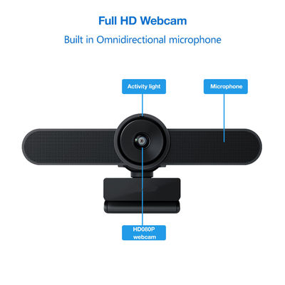 Webcam inalámbrico omnidireccional de la conferencia de la cámara de la reunión del enfoque
