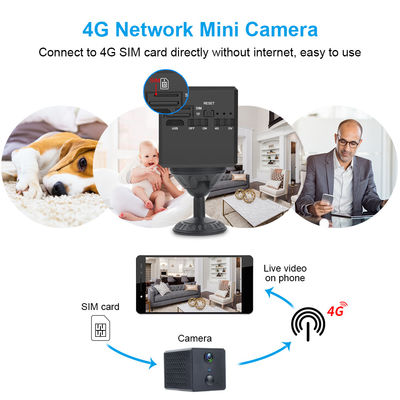 140 vigilancia Mini Camera de la cámara CCTV 1080P WiFi del grado 4G SIM Card