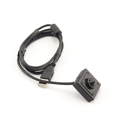 MINI USB cámara del agujerito de la lente a prueba de vandalismo para la cámara del cable del usb de la máquina del cajero automático del banco