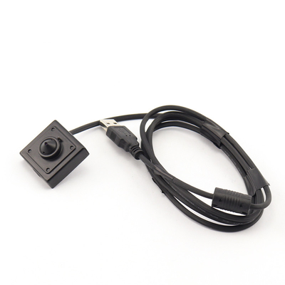 MINI USB cámara del agujerito de la lente a prueba de vandalismo para la cámara del cable del usb de la máquina del cajero automático del banco