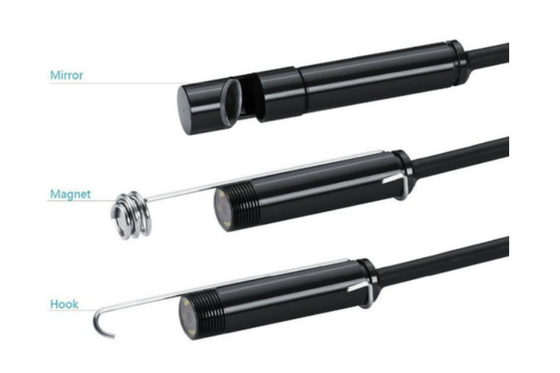 Mini endoscopios video del USB que pescan la cámara portátil para la inspección subacuática del tubo de alcantarilla