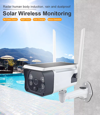 Cámara al aire libre de Wifi de la seguridad de la vigilancia de la cámara solar inalámbrica de la batería del bajo consumo de energía del Smart Home