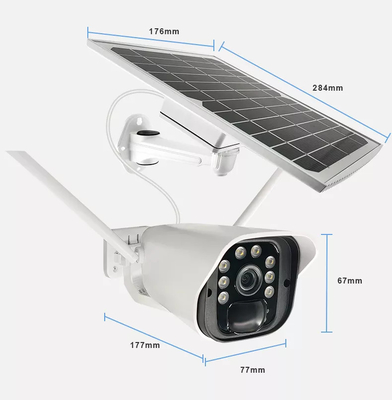 HD inalámbrico largo con las cámaras de seguridad en el hogar al aire libre del IP de la cámara CCTV con pilas de PIR Wifi Solar Powered
